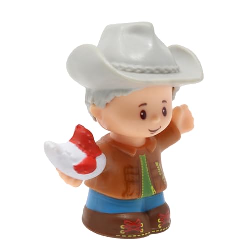 Fisher-Price Ersatzteil für Sammlerstück Little People Farm Playset CHJ51 – Ersatz Opa Farmer oder Cowboy Figur – Graues Haar – Huhn hält Fisher-Price Ersatzteil für Sammlerstück Little People Farm Playset CHJ51 – Ersatz Opa Farmer oder Cowboy Figur – Graues Haar – Huhn hält von Fisher-Price