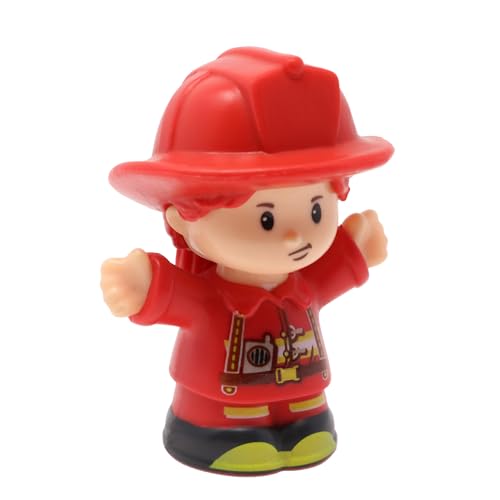 Fisher-Price Ersatzteil für Sammlerstück Little People Fire Station Community Helpers Spielset DYR80 - Ersatz Feuerwehrmann Figur gekleidet in Rot Fisher-Price Ersatzteil für Sammlerstück Little People Fire Station Community Helpers Spielset DYR80 - Ersatz Feuerwehrmann Figur gekleidet in Rot von Fisher-Price