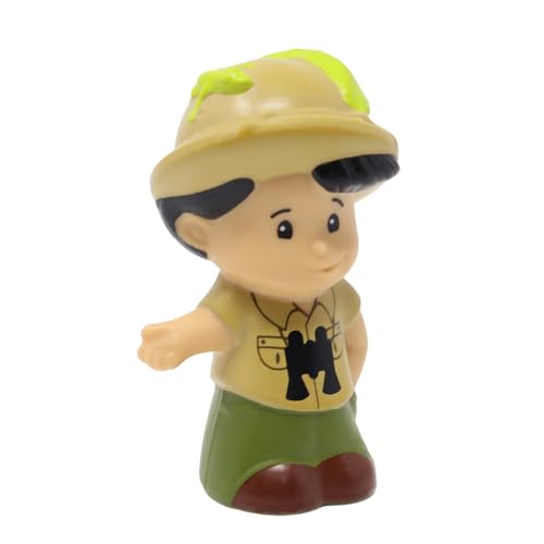 Fisher-Price Ersatzteil für Sammlerstück Little People Musical Zoo Safari Zug Spielset M0532 - Ersatzanleitung Koby Figur - Tragen Khaki Outfit und Hut mit Eidechse und Fernglas Fisher-Price Ersatzteil für Sammlerstück Little People Musical Zoo Safari Zug Spielset M0532 - Ersatzanleitung Koby Figur - Tragen Khaki Outfit und Hut mit Eidechse und Fernglas von Fisher-Price