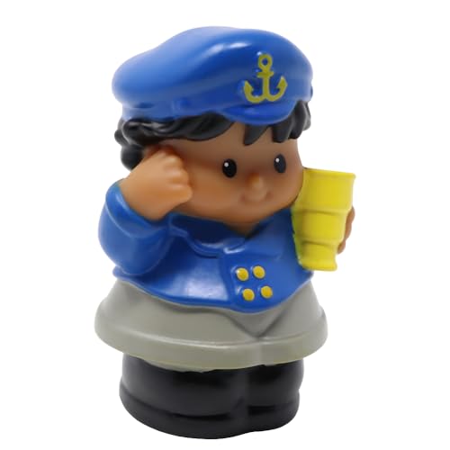 Fisher-Price Ersatzteil für Sammlerstück Little People Piratenschiff Floaty Boat Spielset X0059 - Ersatz Hispanic Sea Captain Roberto Figur - Halteteleskop von Fisher-Price