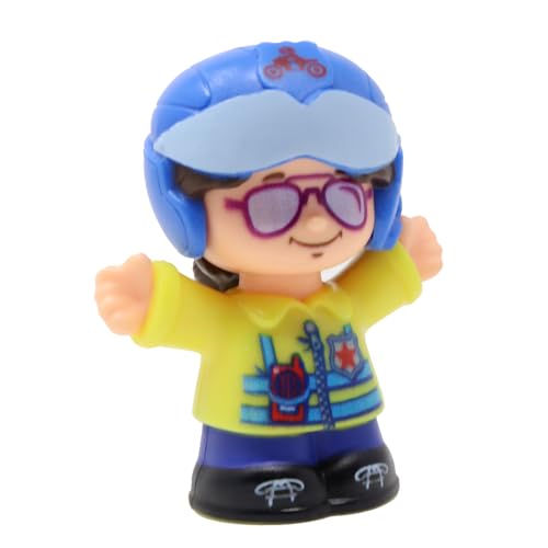 Fisher-Price Ersatzteil für Sammlerstück Little People Polizeistation Community Helpers Spielset DYR83 - Ersatz Polizist Becky Figur von Fisher-Price