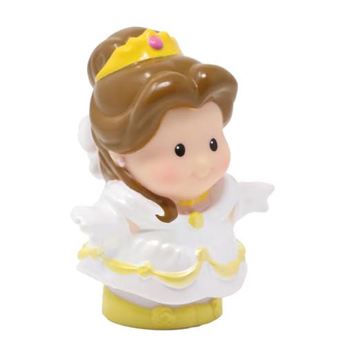 Fisher-Price Ersatzteil für Sammlerstück Little People Princess Castle Puppenhaus Spielset Y1578 - Ersatz Braut Prinzessin Belle Figur im Hochzeitskleid - Talking Castle Base von Fisher-Price