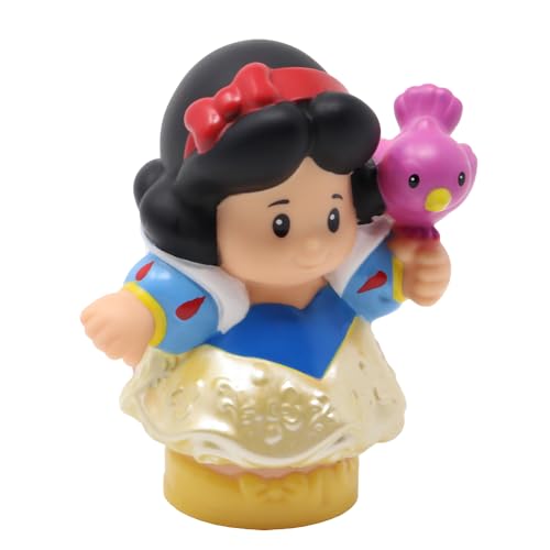 Fisher-Price Ersatzteil für Sammlerstück Little People Princess Castle Songs Palace Spielset DWC36 - Ersatz Schneewittchen Figur hält lila Vogel - Talking Castle Base von Fisher-Price