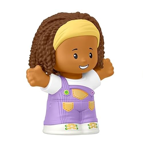 Fisher-Price Ersatzteil für Sammlerstück Little People Puppenhaus Schulhaus Spielplatz Spielset JCW82 – Ersatz afrikanische kleine Mädchenfigur mit lila Overalls Fisher-Price Ersatzteil für Sammlerstück Little People Puppenhaus Schulhaus Spielplatz Spielset JCW82 – Ersatz afrikanische kleine Mädchenfigur mit lila Overalls von Fisher-Price