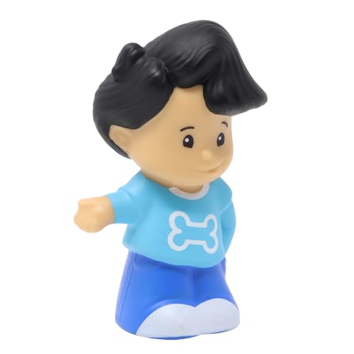 Fisher-Price Ersatzteil für Sammlerstück Little People Puppenhaus Spielset CHD18 - Ersatz Little Boy Koby Figur trägt blaues Shirt mit Hundeknochen-Print Fisher-Price Ersatzteil für Sammlerstück Little People Puppenhaus Spielset CHD18 - Ersatz Little Boy Koby Figur trägt blaues Shirt mit Hundeknochen-Print von Fisher-Price