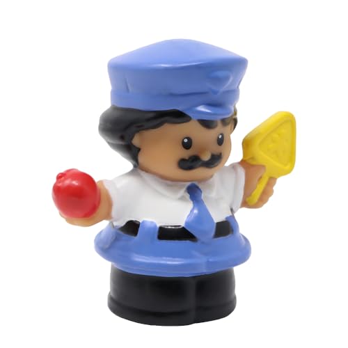 Fisher-Price Ersatzteil für Sammlerstück Little People Schulbus Spielset 77873 - Ersatz Busfahrer oder Crossing Guard Figur mit Schild und Apple Fisher-Price Ersatzteil für Sammlerstück Little People Schulbus Spielset 77873 - Ersatz Busfahrer oder Crossing Guard Figur mit Schild und Apple von Fisher-Price