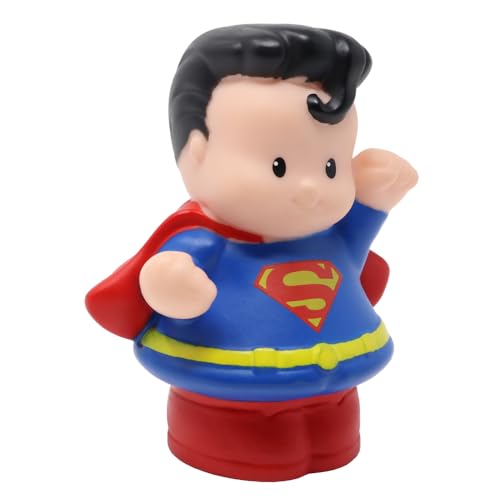 Fisher-Price Ersatzteil für Sammlerstück Little People Superhelden Superfreunde Spielset W6157 - Ersatzfigur inspiriert von Superman von Fisher-Price
