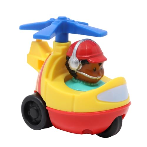 Fisher-Price Ersatzteil für Sammlerstück Little People Wheelies Auto Spielset X7817 - Ersatz Gelb und Rot Hubschrauber mit befestigter Pilotenfigur Fisher-Price Ersatzteil für Sammlerstück Little People Wheelies Auto Spielset X7817 - Ersatz Gelb und Rot Hubschrauber mit befestigter Pilotenfigur von Fisher-Price