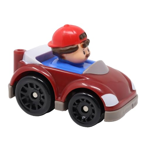 Fisher-Price Ersatzteil für Sammlerstück Little People Wheelies Fahrzeug Spielset DWC30 - Ersatz Rot Cabrio Auto mit befestigter Fahrerfigur Fisher-Price Ersatzteil für Sammlerstück Little People Wheelies Fahrzeug Spielset DWC30 - Ersatz Rot Cabrio Auto mit befestigter Fahrerfigur von Fisher-Price