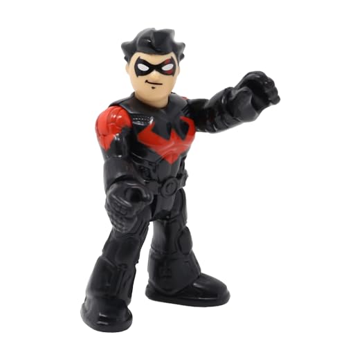 Fisher-Price Ersatzteil für das Sammlerstück Imaginext inspiriert von DC Superfriends Hero Villain Playset GNY62 – Ersatz-bewegliche Nightwing-Figur in Schwarz und Rot Fisher-Price Ersatzteil für das Sammlerstück Imaginext inspiriert von DC Superfriends Hero Villain Playset GNY62 – Ersatz-bewegliche Nightwing-Figur in Schwarz und Rot von Fisher-Price