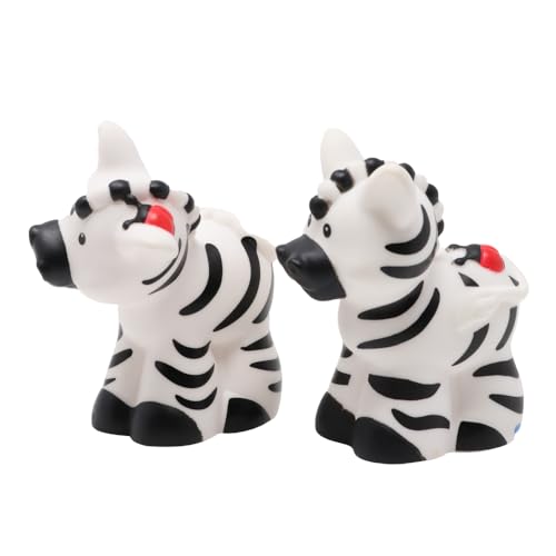 Fisher-Price Ersatzteile Little People Arche Noah Spielset BMM06 - DKV74 - Ersatzpaar männliche und weibliche Zebras und Marienkäfer von Fisher-Price