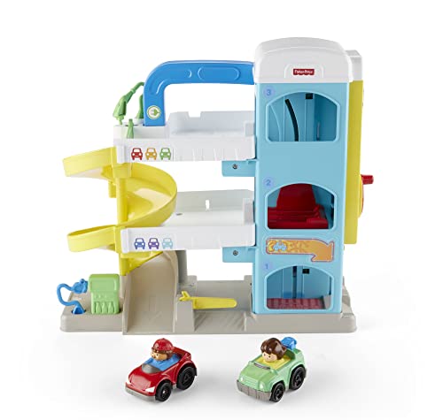 Fisher-Price FHG50 - Little People Parkhaus Spielset, mit bewegbarem Aufzug,Spielzeug ab 1 Jahr Fisher-Price FHG50 - Little People Parkhaus Spielset, mit bewegbarem Aufzug,Spielzeug ab 1 Jahr von Fisher-Price