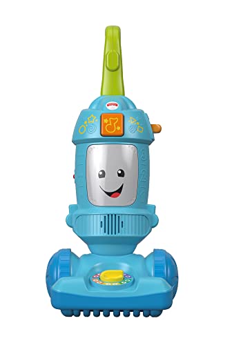 Fisher-Price Laugh & Learn Light-Up Learning Vacuum, Baby and Toddler Push Toy, Multicolour, Ages 12-36 Months FNR97 von Fisher-Price