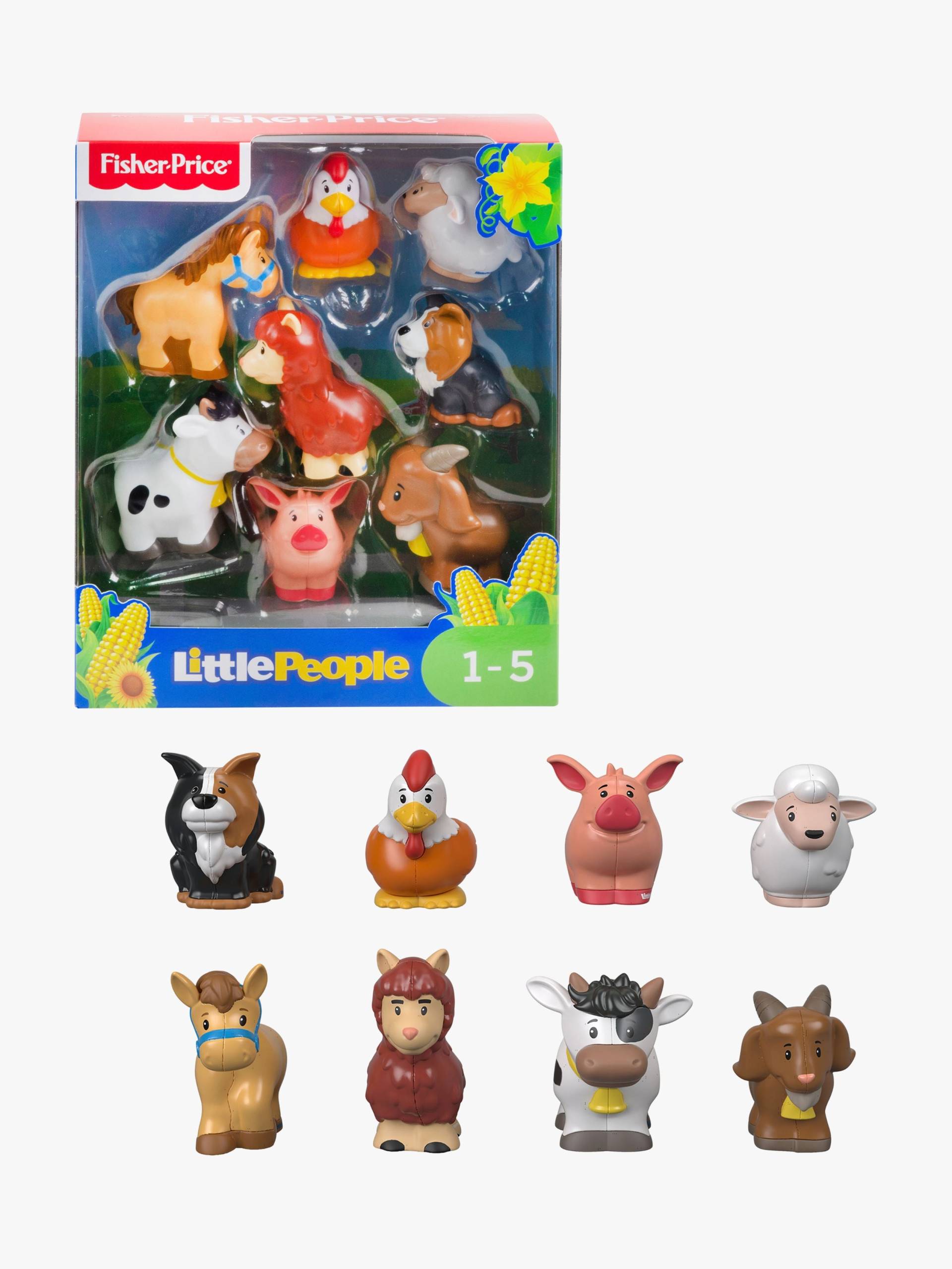 Fisher-Price Figurenset Little People Bauernhoftiere 8 Teile von Fisher-Price