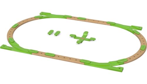 Fisher-Price GFP81 - Wunder Werker Holzspielzeug Erweiterungsset Schienen aus FSC zertifiziertem Holz, Spielzeug ab 3 Jahren, Mehrfarbig von Fisher-Price