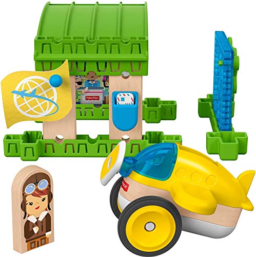 Fisher-Price GLM43 Wunder Werker Flugzeughalle, Mehrfarbig Fisher-Price GLM43 Wunder Werker Flugzeughalle, Mehrfarbig von Fisher-Price
