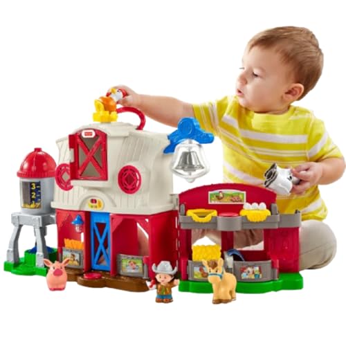 Fisher-Price Little People Caring for Animals Farm Playset with Smart Stages Learning Content for Toddlers and Preschool Kids GLT78 Fisher-Price Little People Caring for Animals Farm Playset with Smart Stages Learning Content for Toddlers and Preschool Kids GLT78 von Little People