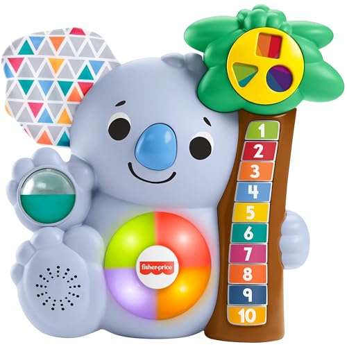 Fisher-Price GVN29 Parlamici Baby Koala 123, Lernspiel mit Lichtern und Sounds Spielzeug für Kinder 9+ Monate von Fisher-Price