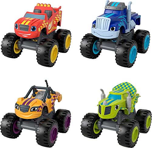 Fisher-Price GXV81 - Blaze und die Monstermaschinen 4er-Pack Fahrzeuge, besteht aus Vier Fahrzeugen zum Schieben, Spielzeug für Kinder ab 3 Jahren Fisher-Price GXV81 - Blaze und die Monstermaschinen 4er-Pack Fahrzeuge, besteht aus Vier Fahrzeugen zum Schieben, Spielzeug für Kinder ab 3 Jahren von Fisher-Price