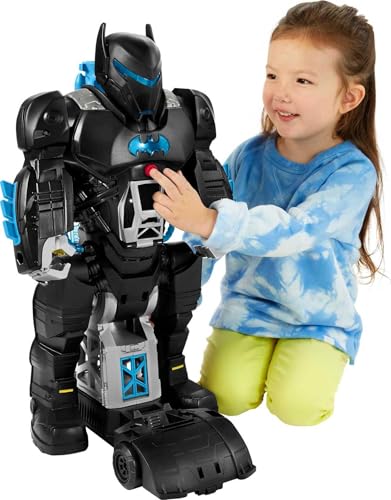 Fisher-Price HBV67 - Imaginext DC Super Freunde Bat-Tech Batbot, 2-in-1-Batman-Spielset mit Roboter, Lichtern und Geräuschen, Spielzeug für Kinder ab 3 Jahren von Fisher-Price Imaginext