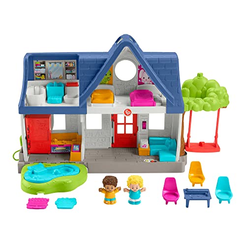 Fisher-Price HCJ46 - Little People Spielhaus, Spielset mit Smart-Stages-Lerninhalten für Kleinkinder und Vorschulkinder, von 1 bis 5 Jahren – deutschsprachig Fisher-Price HCJ46 - Little People Spielhaus, Spielset mit Smart-Stages-Lerninhalten für Kleinkinder und Vorschulkinder, von 1 bis 5 Jahren – deutschsprachig von Fisher-Price