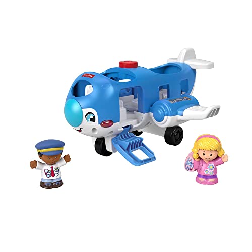 Fisher-Price HJN37 - Little People Flugzeug – mehrsprachige Version, Musikspielzeug-Flugzeug mit Figuren für Kleinkinder und Vorschulkinder ab 1 Jahr Fisher-Price HJN37 - Little People Flugzeug – mehrsprachige Version, Musikspielzeug-Flugzeug mit Figuren für Kleinkinder und Vorschulkinder ab 1 Jahr von Fisher-Price