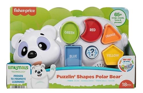 Fisher-Price HJR76 Linkimals Interaktiver Eisbär, Mehrfarbig, Multicolour von Fisher-Price