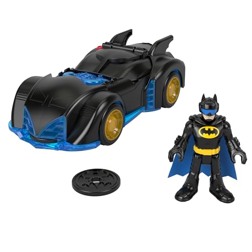 Fisher-Price Imaginext DC Super Friends Batman Spielzeug Feuriges Batmobil mit beweglicher Figur für Kindergartenkinder Rollenspiel ab 3 Jahren, HRP08 Fisher-Price Imaginext DC Super Friends Batman Spielzeug Feuriges Batmobil mit beweglicher Figur für Kindergartenkinder Rollenspiel ab 3 Jahren, HRP08 von Fisher-Price