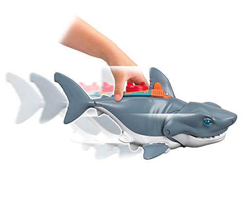 Fisher-Price Imaginext GKG77 - Großer Spielzeug-Hai mit Taucher-Figur, Käfig und Zubehör, macht Kaubewegungen und realistische Schwimmbewegungen, ab 3 Jahren Fisher-Price Imaginext GKG77 - Großer Spielzeug-Hai mit Taucher-Figur, Käfig und Zubehör, macht Kaubewegungen und realistische Schwimmbewegungen, ab 3 Jahren von Fisher-Price