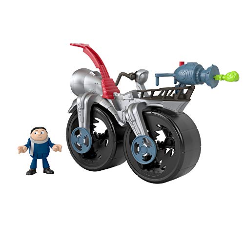 Fisher-Price Imaginext GMP38 - Minions Gru mit Raketenrad, Set mit Charakterfigur und Spielzeug-Raketenrad für Kinder von 3 bis 8 Jahren von Fisher-Price
