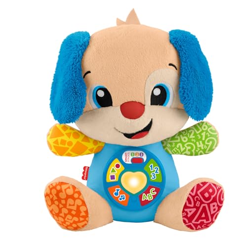Fisher-Price Laugh & Learn JFD26 Plüschtier mit Smart Stages Musikalisches Lernspielzeug für Babys ab 6 Monaten, mehrsprachige Version: Italienisch, Spanisch, Portugiesisch, Englisch Fisher-Price Laugh & Learn JFD26 Plüschtier mit Smart Stages Musikalisches Lernspielzeug für Babys ab 6 Monaten, mehrsprachige Version: Italienisch, Spanisch, Portugiesisch, Englisch von Fisher-Price