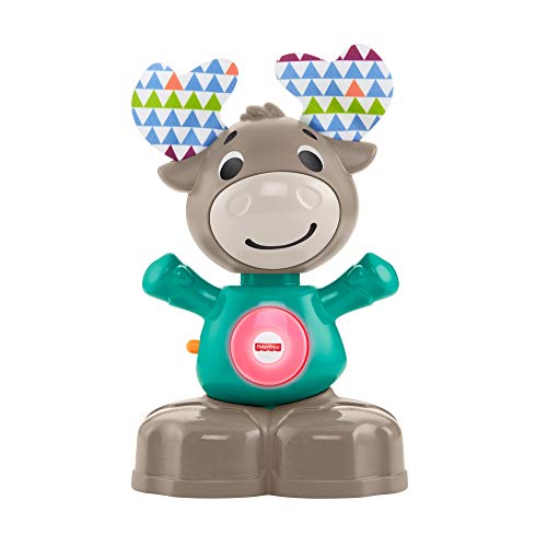 Fisher-Price Linkimals Musical Elch, Babyspielzeug, Produkt in Portugiesisch (Mattel GRB27) von Fisher-Price