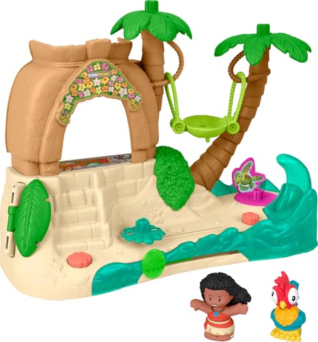 Fisher-Price Little People JGP44 Kleinkind-Spielzeug, Disney-Prinzessin, Vaiana-Abenteuer-Dorf, Spielset mit Figuren für Rollenspiele, Kinder ab 18 Monaten Fisher-Price Little People JGP44 Kleinkind-Spielzeug, Disney-Prinzessin, Vaiana-Abenteuer-Dorf, Spielset mit Figuren für Rollenspiele, Kinder ab 18 Monaten von Fisher-Price