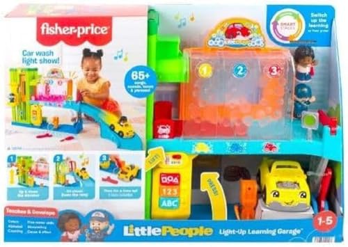 Fisher-Price Little People Pädagogische Autowäsche Set mit Fahrzeug, Spur und Lernstufen, polnische Sprachversion, HRC53 Fisher-Price Little People Pädagogische Autowäsche Set mit Fahrzeug, Spur und Lernstufen, polnische Sprachversion, HRC53 von Fisher-Price