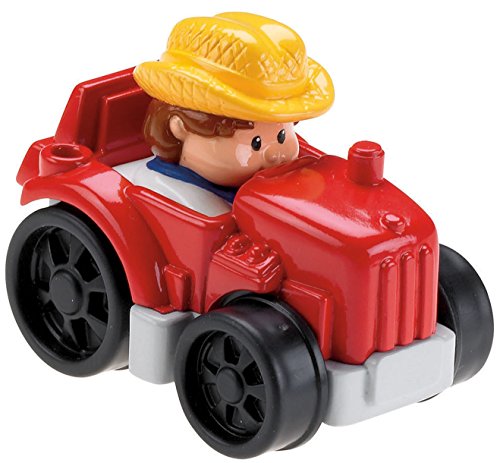 Fisher-Price Little People – V3385 – Miniatur-Fahrzeug – Wheelies – Farm Traktor von Fisher-Price