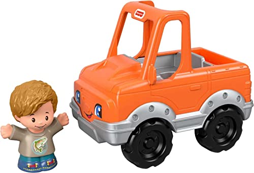 Fisher-Price Mattel – GGT36 Little People – Fischer und Fahrzeug – Set mit Little People Figur und Fahrzeug von Fisher-Price