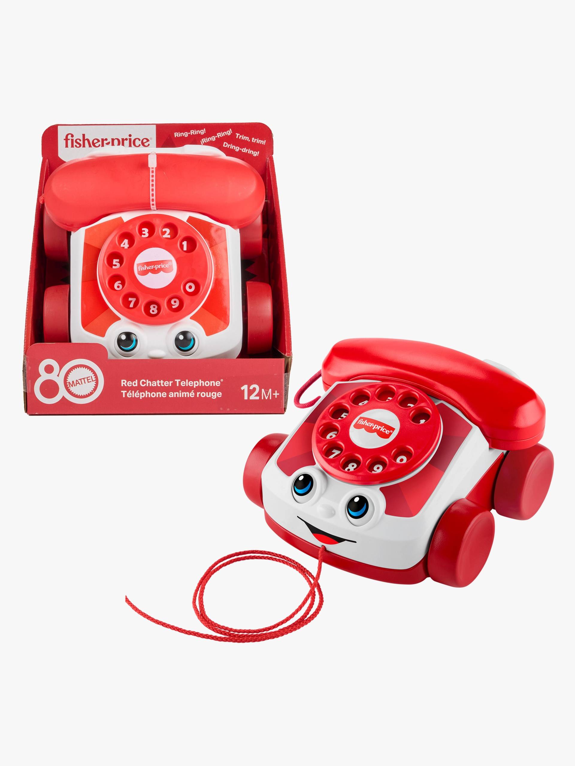 Fisher-Price Nachziehspielzeug Telefon, Babyspielzeug von Fisher-Price