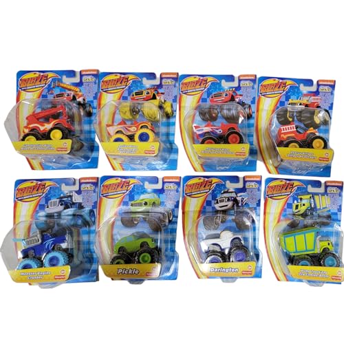 Fisher-Price Nickelodeon Blaze & The Monster Machines Diecast Komplettset mit 8 Fahrzeugen von CGF20-963F Fisher-Price Nickelodeon Blaze & The Monster Machines Diecast Komplettset mit 8 Fahrzeugen von CGF20-963F von Fisher-Price