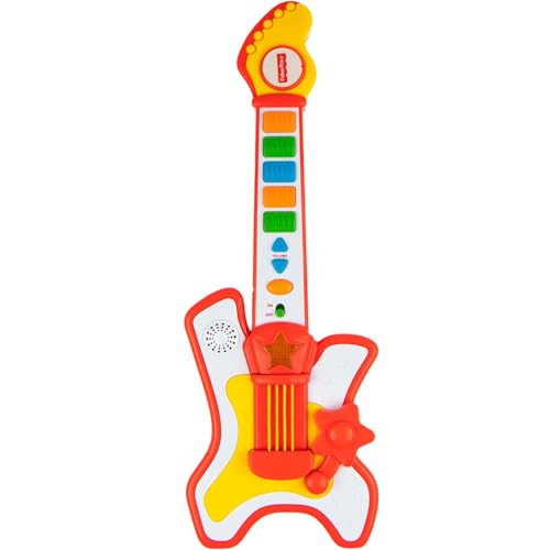 Fisher-Price - Rockstar Gitarre Musikinstrumente für Kinder, Mehrfarbig (REI80030) von Fisher-Price