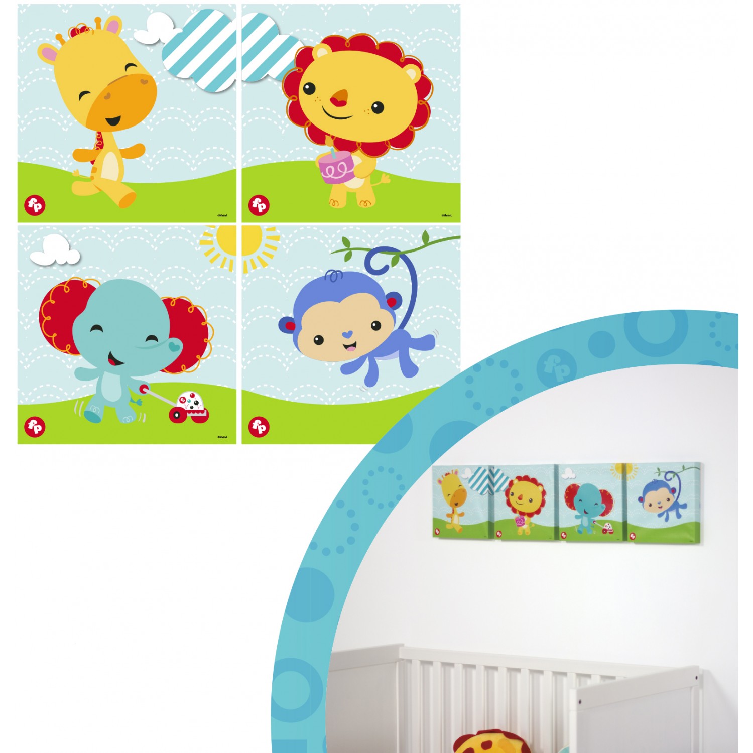 Fisher Price Set 4-teilig Für Kinderzimmer Für Kinder Fisher Price Set 4-teilig Für Kinderzimmer Für Kinder von Fisher Price