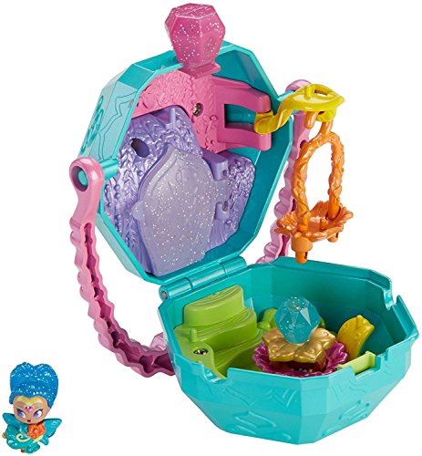 Fisher-Price Shimmer & Shine Teenie Genies - Flower Sprites On-The-Go Playset (FHN39) von Fisher-Price