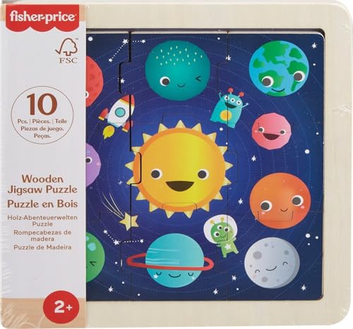 Fisher-Price Puzzle, Planeten, aus Holz, Mehrfarbig, HXV16 Fisher-Price Puzzle, Planeten, aus Holz, Mehrfarbig, HXV16 von Fisher-Price