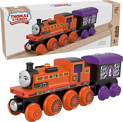 Fisher Price - Thomas and Friends Wood Nia Engine & Car von THOMAS & FRIENDS