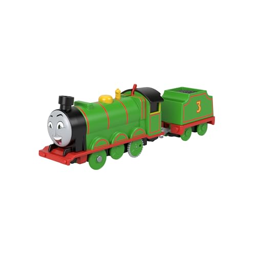 Thomas & Friends, batteriebetriebene Spielzeuglok Henry mit Kohlewagen für Kinder im Kindergartenalter ab 3 Jahren, HTN40 von Thomas & Friends
