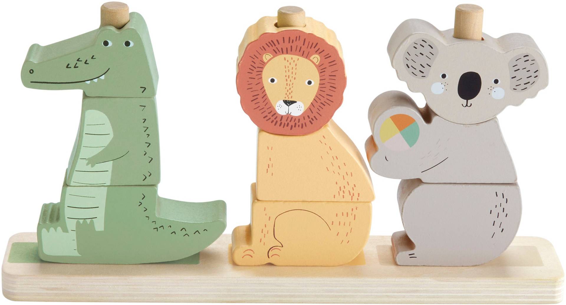 Fisher-Price Tiere Stapelturm, Babyspielzeug von Fisher-Price