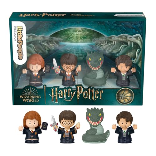 Little People Collector Sondereditionsset zum Film Harry Potter und die Kammer des Schreckens für Erwachsene und Fans, 4 Figuren, HVG46 von Fisher-Price