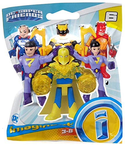 Mattel DMY00 DC Super Freunde Blindpack, je 1 Sammelfigur, zufällige Auswahl, Jungen (Die Verpackung kann variieren) von Fisher-Price