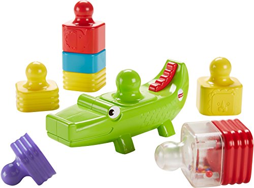 Mattel Fisher-Price DRG34 - Stapelspaß Kroko-Turm von Fisher-Price