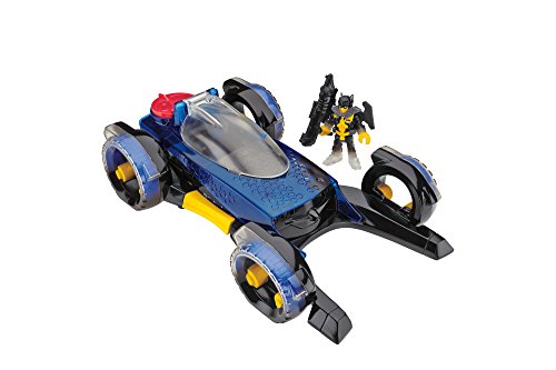 Mattel Fisher-Price DRM48 - Verwandelbares Batmobil Fahrzeug Deutsch von Mattel