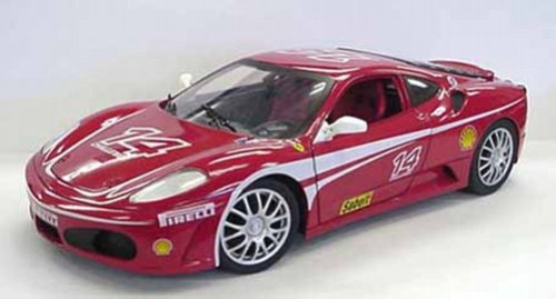 Mattel - Hot Wheels Collectibles J7787-0 - 1:18 Ferrari F430 Challenge Rot von Fisher-Price